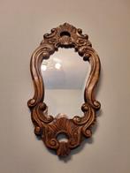 Wandspiegel - Walnoot - Gesneden Rococo stijl