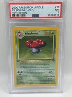 Pokémon - 1 Graded card - vileplume 1st edition - PSA 7, Hobby en Vrije tijd, Nieuw