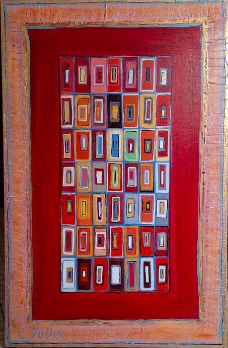 Christian Jodin (1970) - Hommage à Klimt, Antiek en Kunst, Kunst | Schilderijen | Modern