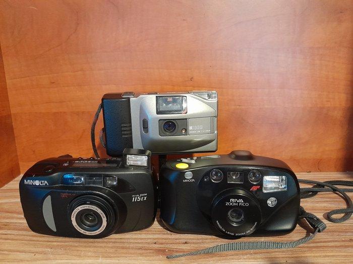 Minolta Riva Zoom 115 EX / Riva Zoom Pico / YF-20 | Analoge, Audio, Tv en Foto, Fotocamera's Analoog