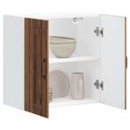 vidaXL Keukenbovenkast Lucca bewerkt hout oud houtkleurig, Verzenden