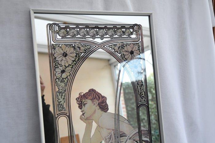 Spiegel - Glas, Antiek en Kunst, Curiosa en Brocante