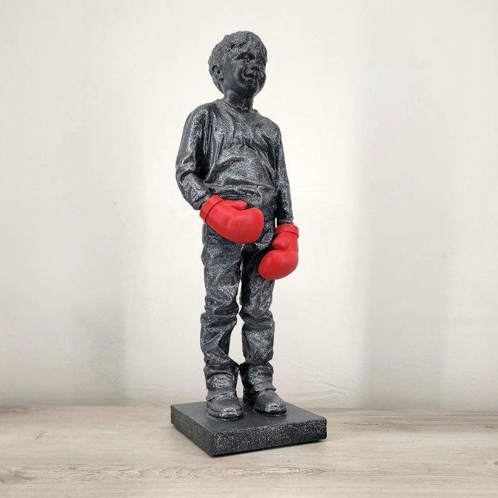 Mark Sugar - Carefree child (Red & black boxing style 58), Antiek en Kunst, Kunst | Designobjecten