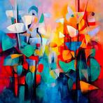 Marta Ellie (1985) - When Colors Bloom XXL, Antiek en Kunst, Kunst | Schilderijen | Modern