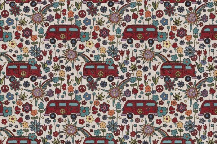 Geweldige Gobelin stof van de hoogste kwaliteit - Hippie, Antiquités & Art, Tapis & Textile