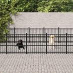 Hondenkennel voor buiten 28,23 m² staal, Nieuw, Verzenden