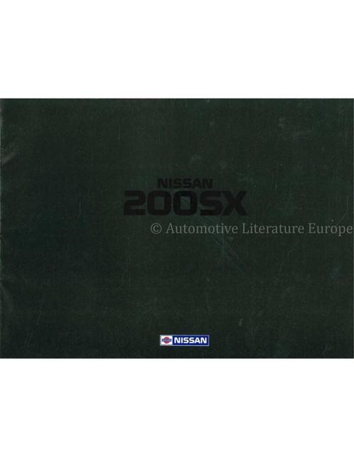 1989 NISSAN 200SX BROCHURE NEDERLANDS, Boeken, Auto's | Folders en Tijdschriften
