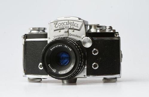 Ihagee Varex IIA met Meyer Optik Görlitz Domiplan 2.8/50, Audio, Tv en Foto, Fotocamera's Analoog