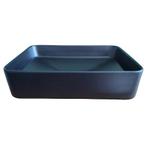 SALE - Silva 50 - Mat zwart - Waskom -  -  - Keramiek -, Doe-het-zelf en Bouw, Ophalen of Verzenden, Nieuw