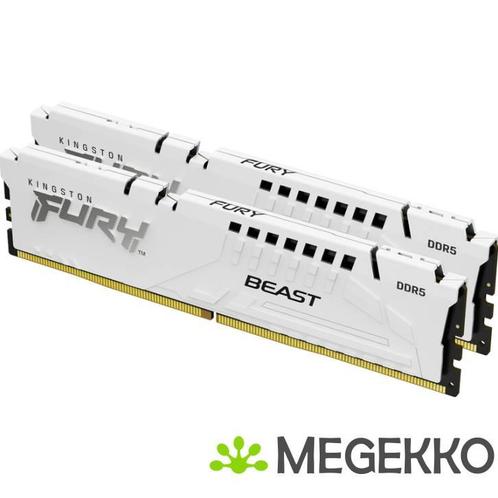 Kingston DDR5 FURY Beast 2x16GB 6000 White, Computers en Software, Overige Computers en Software, Nieuw, Verzenden
