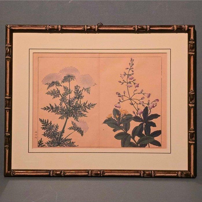 Wanddecoratie (2) - Japan - Japanse bloemmotieven, Antiquités & Art, Curiosités & Brocante