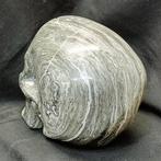 8 inch enorme menselijke schedel, handgesneden in Picasso