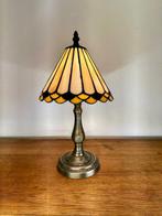 Tafellamp - Tiffany-stijl lamp (38cm) - Brons, Glas-in-lood, Antiquités & Art