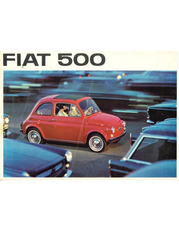 1967 FIAT 500 D SUNROOF | GIARDINIERA BROCHURE NEDERLANDS, Boeken, Auto's | Folders en Tijdschriften