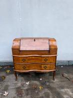 Commode - Hout - Vitrinekast met uitschuifbaar deel, Antiek en Kunst