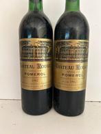 1982 Château Rouget - Pomerol - 2 Flessen (0.75 liter), Verzamelen, Wijnen, Nieuw