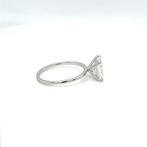 Zonder Minimumprijs - Ring - 14 karaat Witgoud - 1.06ct. tw., Handtassen en Accessoires, Ringen, Nieuw