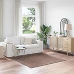 vidaXL Antislip Shaggy Tapijt Bruin 160 x 160 cm PP, Verzenden, Nieuw