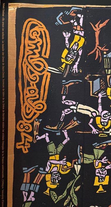 Pierre Alechinsky (1927) - La bataille des trois nations, Antiek en Kunst, Antiek | Overige Antiek