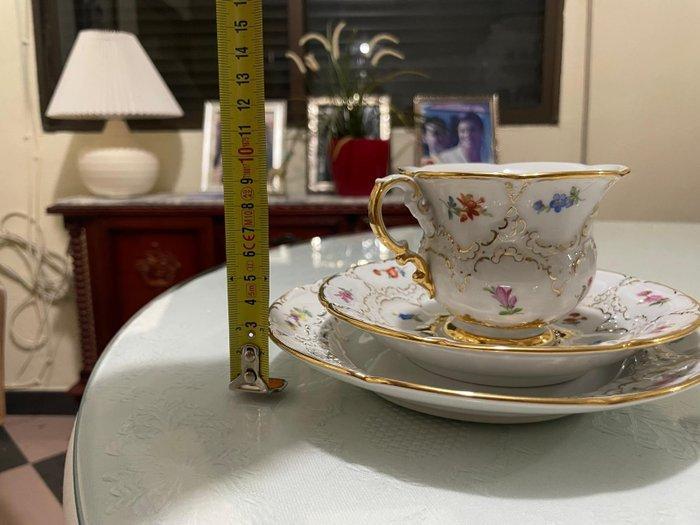Meissen - Beker (3) - Porselein - Meissen kopje, Antiek en Kunst, Antiek | Glaswerk en Kristal