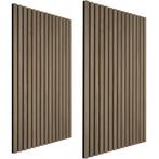 tectake Akoestische panelen Sonic Wall houtlook - donker eik, Huis en Inrichting, Verzenden, Nieuw