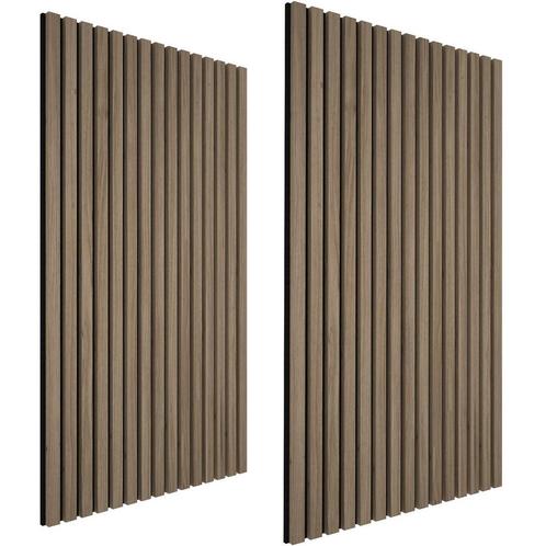 tectake Akoestische panelen Sonic Wall houtlook - donker eik, Huis en Inrichting, Bureaus, Verzenden