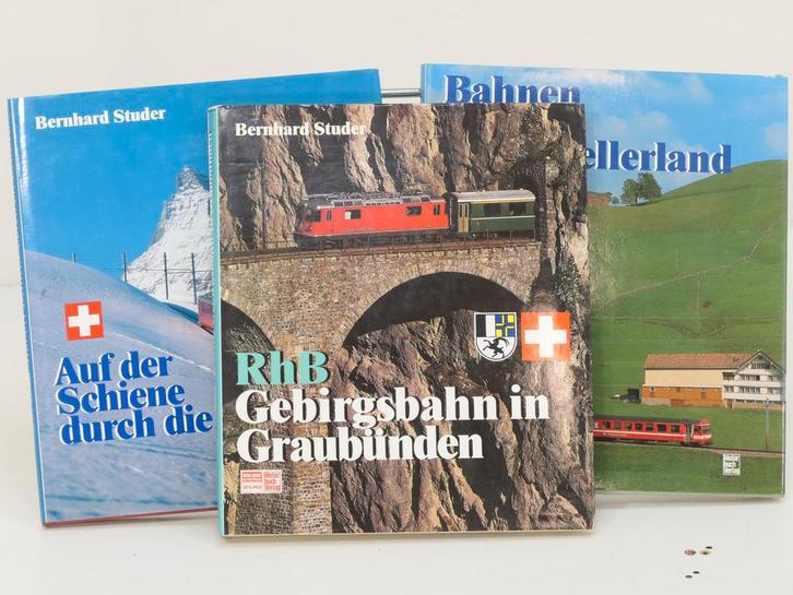 Set van 3 boeken over Zwitserland - Hardcover #8723, Hobby en Vrije tijd, Modelbouw | Overige, Gebruikt, Ophalen of Verzenden