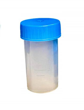 Plastic Potjes met Deksel     60 ml  20 stuks