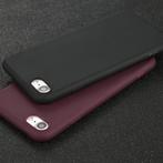 iPhone 8 Plus Ultraslim Silicone Hoesje TPU Case Cover Wit, Télécoms, Verzenden