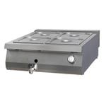 Premium Bain Marie - Dubbel - 90 cm Diep - Gas - Refurbished, Verzenden, Nieuw in verpakking, Overige typen