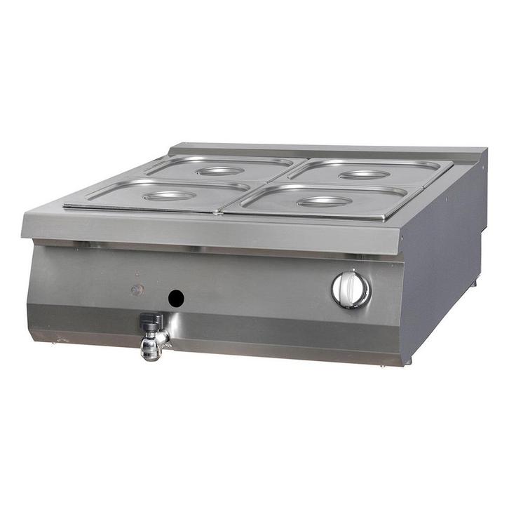 Premium Bain Marie - Dubbel - 90 cm Diep - Gas - Refurbished, Zakelijke goederen, Horeca | Keukenapparatuur, Nieuw in verpakking