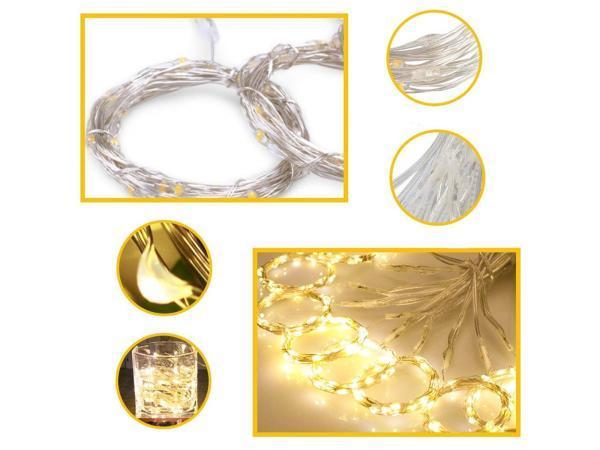 Veiling - Decoratie verlichting - led gordijn met afstandsbe, Huis en Inrichting, Woonaccessoires | Overige