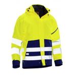 Jobman 1273 veste déperlante hi-vis  m jaune/bleu marine, Nieuw