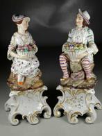 Porcelaine de Paris - Sculpture, Couple - 28 cm - Porcelaine, Antiek en Kunst