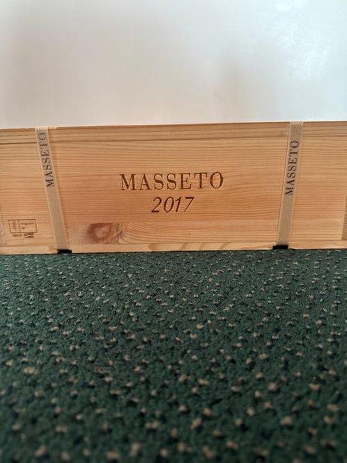 2017 Masseto - Toscane - 3 Bouteilles (0,75 L), Verzamelen, Wijnen