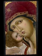 Icoon - Moeder Gods - Olie en goud op doek - Gregorio Sgarra