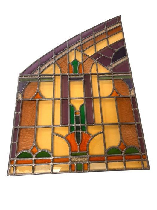 Jugendstil Vitrail - Royal Dutch Navy, 1903s - Former, Antiquités & Art, Art | Objets design