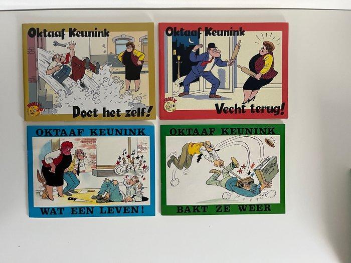 Oktaaf Keunink - 4 Album - Édition limitée et numérotée -, Boeken, Stripverhalen