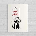 Genummerde Editie BANKSY Because Im Worthless, Antiek en Kunst, Verzenden
