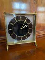Horloge de console - kienzle - Laiton, Verre - 1950-1960 -, Antiquités & Art, Antiquités | Horloges
