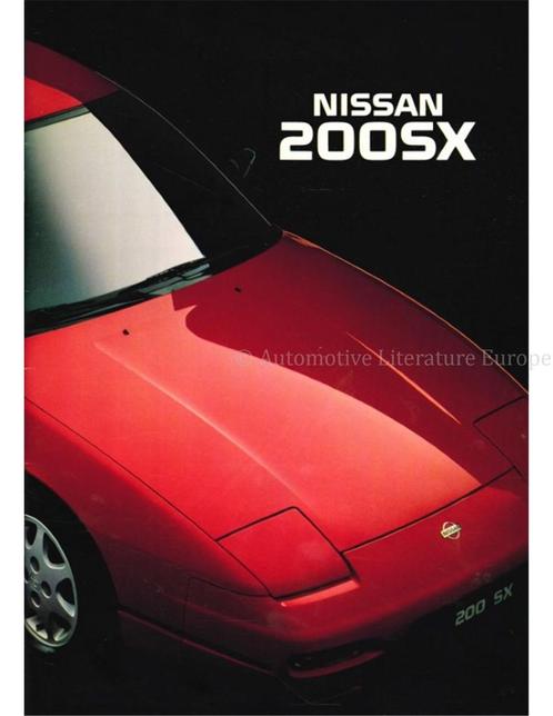 1991 NISSAN 200SX BROCHURE NEDERLANDS, Boeken, Auto's | Folders en Tijdschriften