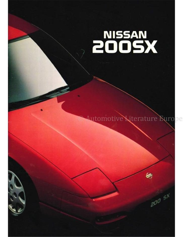 1991 NISSAN 200SX BROCHURE NEDERLANDS, Boeken, Auto's | Folders en Tijdschriften