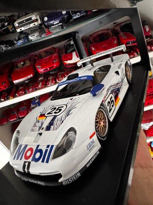 Werk83 1:18 - Modelauto - Porsche 911 GT1 #25 - 24 uur, Hobby en Vrije tijd, Modelauto's | 1:5 tot 1:12