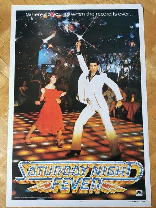 Cinema Poster - Saturday Night Fever, Verzamelen, Film en Tv