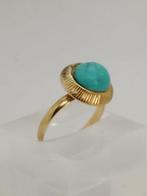 Ring - 18 karaat Geel goud Turquoise