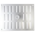 Aluminium afsluitbaar schuifrooster opbouw 245 x 195mm, Doe-het-zelf en Bouw, Verzenden, Nieuw