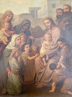 Antonius (Antoon) Brouwer  (1827-1908) - Jezus van kinderen, Antiek en Kunst