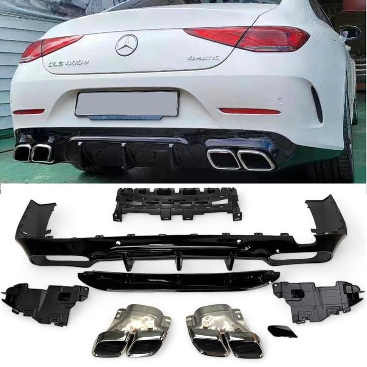 Geschikt voor Mercedes C257 CLS diffuser + uitlaatstukken (C, Auto diversen, Auto-accessoires, Verzenden