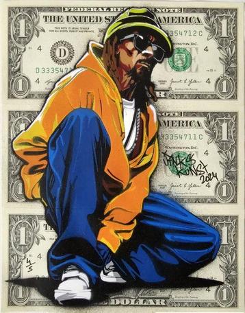 Jinks Kunst (1976) - Snoop Dogg - 3 X 1$ 13 LAYERS STENCIL, Antiek en Kunst