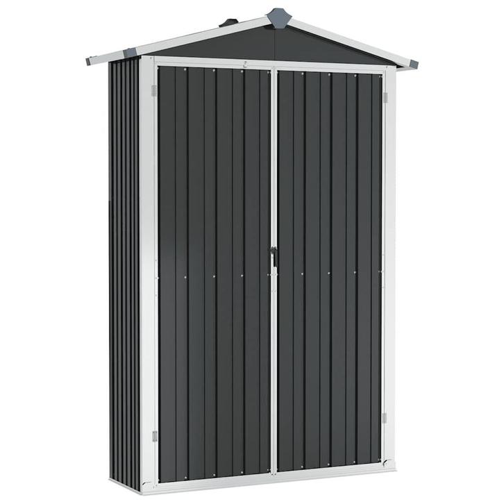 Tuinhuis Gegalvaniseerd Staal Grijs | OP = OP | 60% Korting, Tuin en Terras, Tuinhuizen, Minder dan 200 cm, Zonder ramen, Minder dan 250 cm